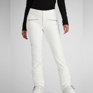 Obermeyer Women's Clio Softshell Pants White Size 8 Long
